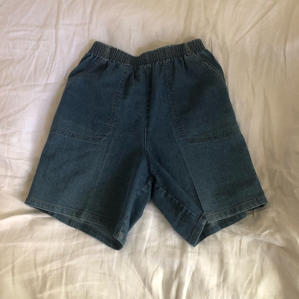 vintage high waist denim shorts